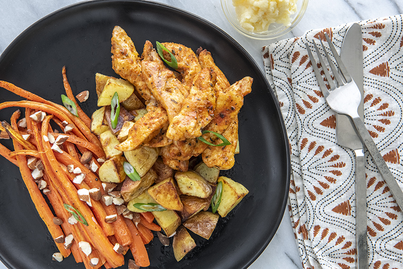 Colonel Spiced Chicken with Honey Butter Carrots Meal Kit