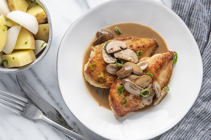 Chicken Marsala with Buttered Vegetables Meal Kit