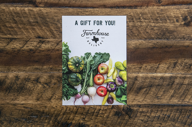 Farmhouse Delivery Gift Certificate