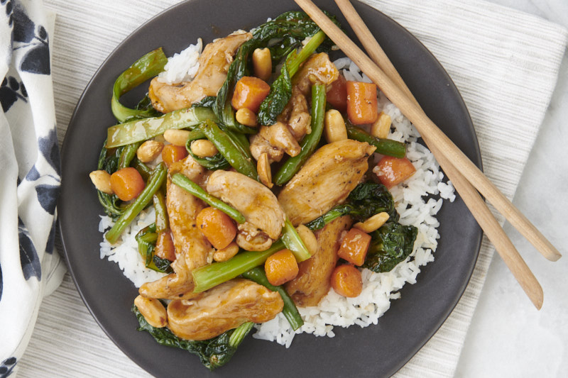 Kung Pao Chicken with Seasonal Vegetables Meal Kit