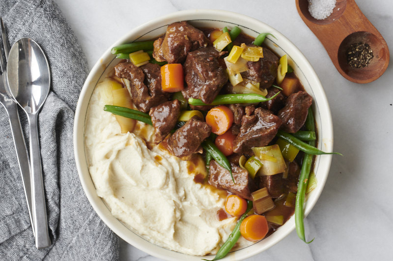 Instant Pot Beef Stew with Garlic Mashed Potatoes Meal Kit