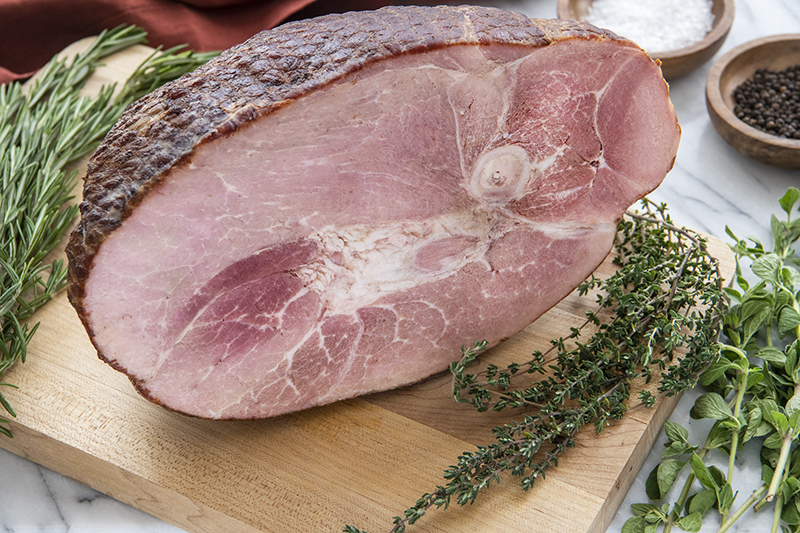 Non-GMO Bone-In Hickory Smoked Half Ham