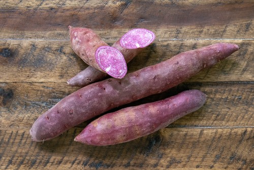 Organic Purple Stokes Sweet Potatoes