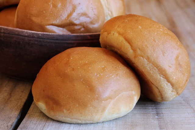 White Burger Buns