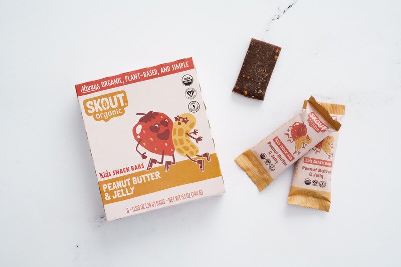 Organic Peanut Butter & Jelly Kids Snack Bar