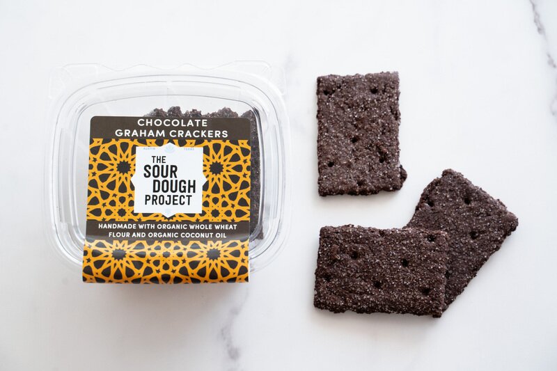 Chocolate Sourdough Graham Crackers