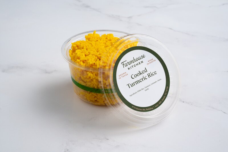 Cooked Turmeric Rice