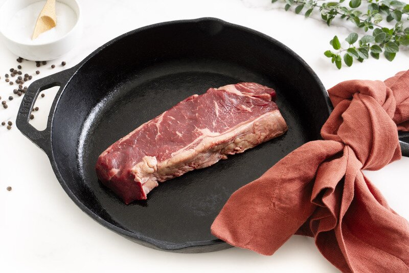 100% Grass-Fed Beef NY Strip Steak