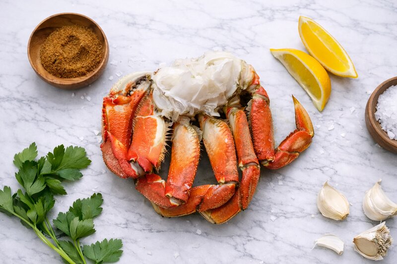Wild-Caught Dungeness Crab Clusters