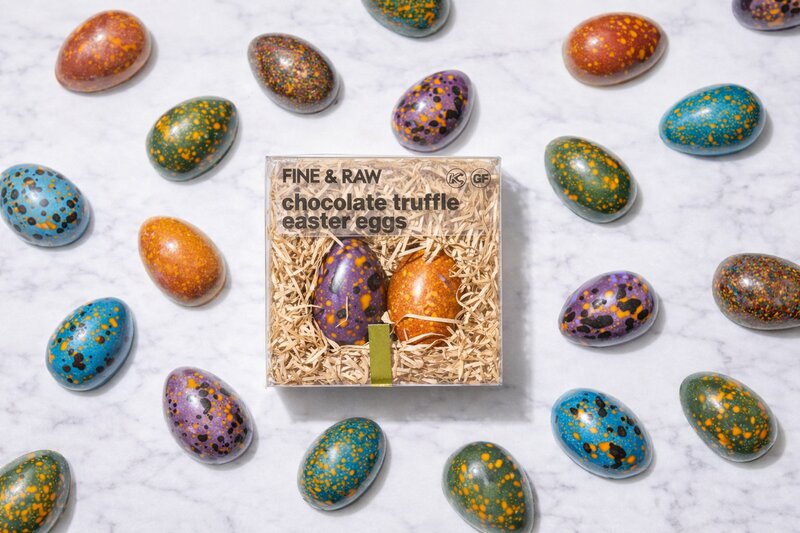 Chocolate Truffle Easter Eggs