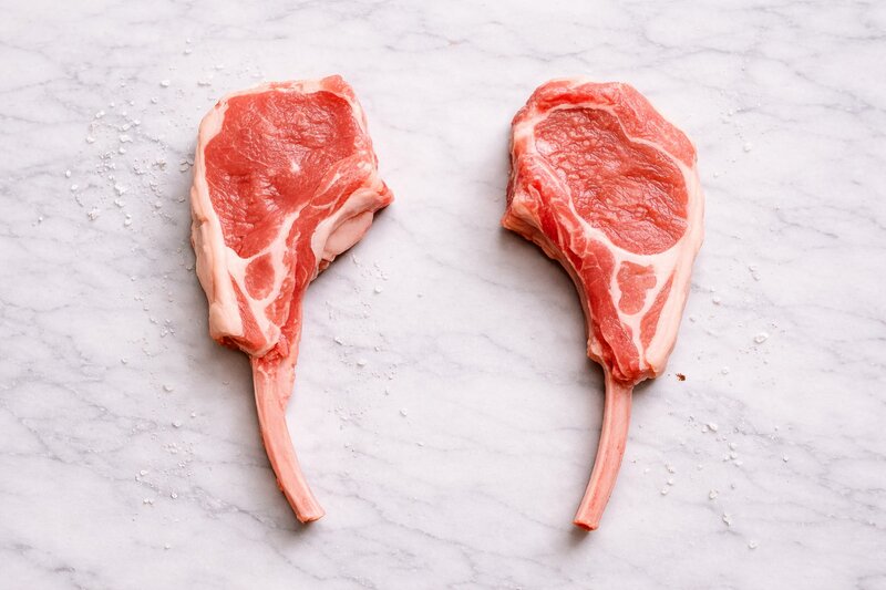 100% Grass-Fed Frenched Lamb Rib Chops
