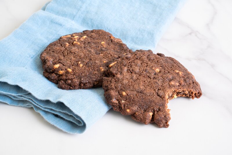 Chocolate Mocha Walnut Cookies