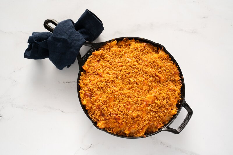 Chicken Parmesan Rigatoni Bake