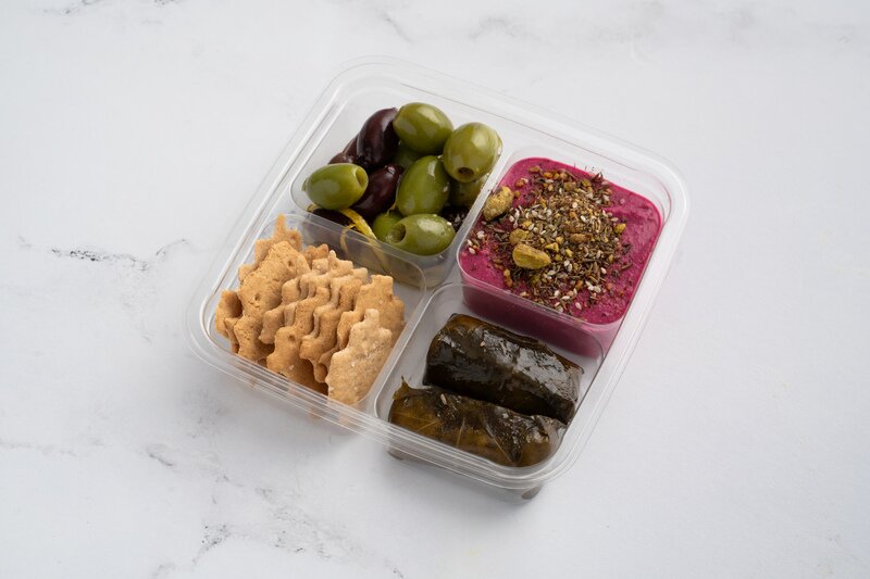 Red Beet Hummus Mezze Snack Pack