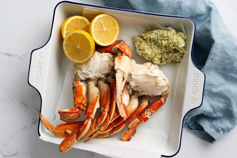 Wild-Caught Dungeness Crab Cluster & Compound Butter Bundle