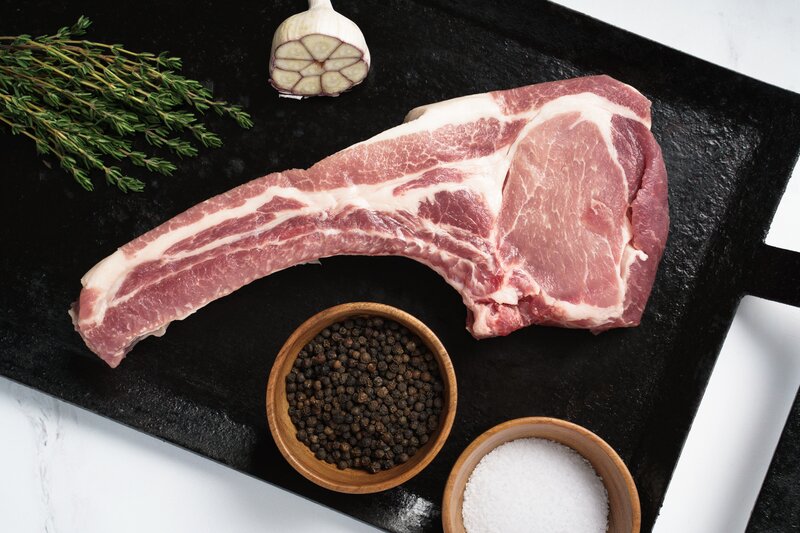 Can-Can Tomahawk Pork Chop