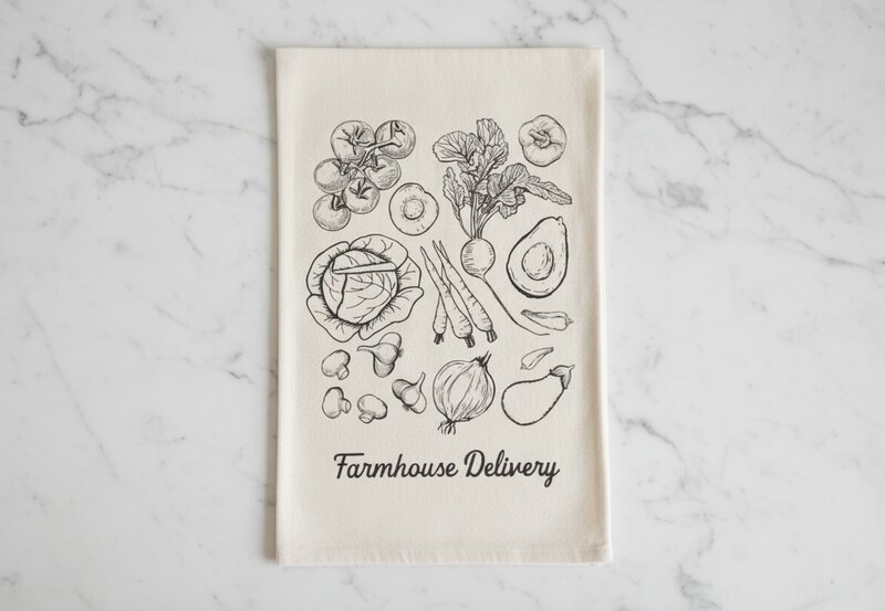 Farmhouse Delivery Tea Towel 2