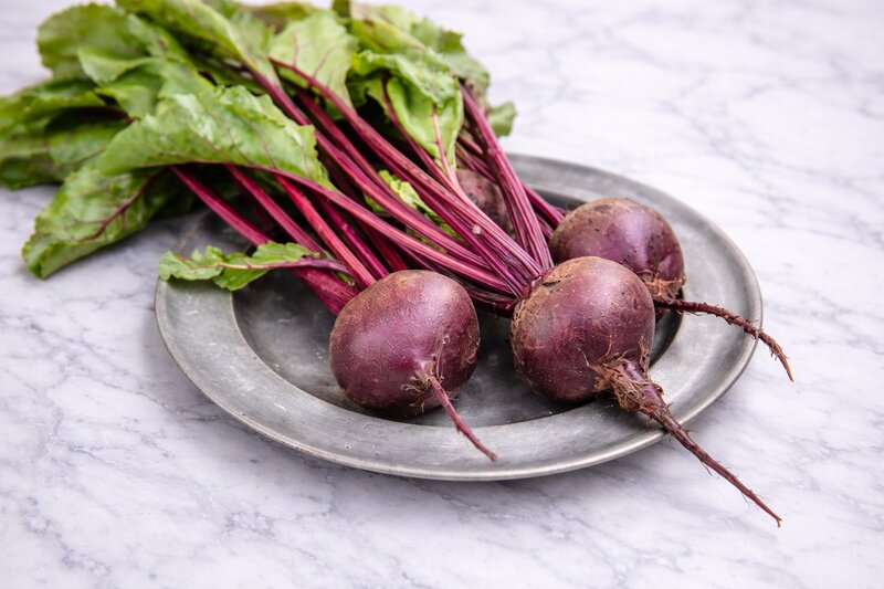 Organic Bunched Red Beets