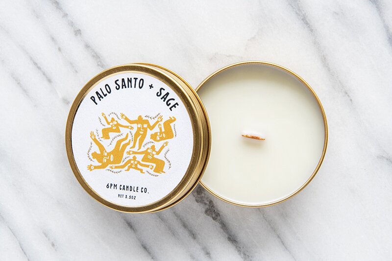 Palo Santo and Sage Candle