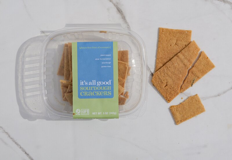 Gluten-Free Sourdough Crackers