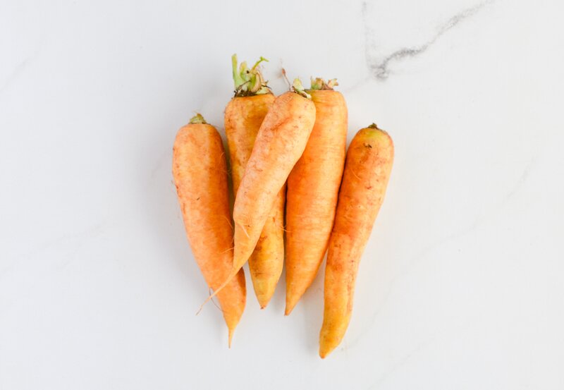 Organic Yellow Carrots without Tops