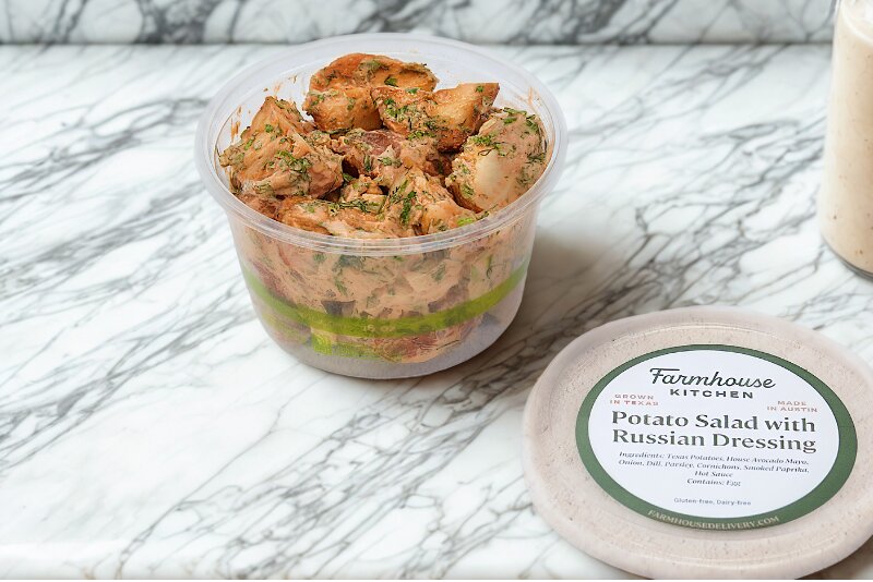 Potato Salad with Russian Dressing & Herbs