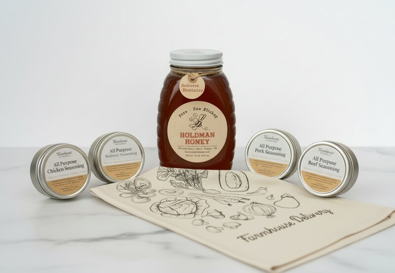 Winter Warmth Farmhouse Tea Towel Bundle