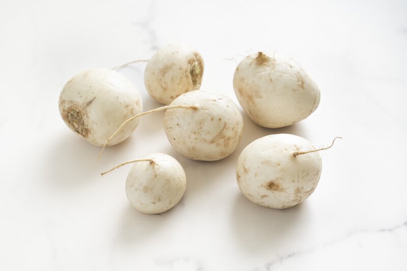 Organic White Japanese Turnips